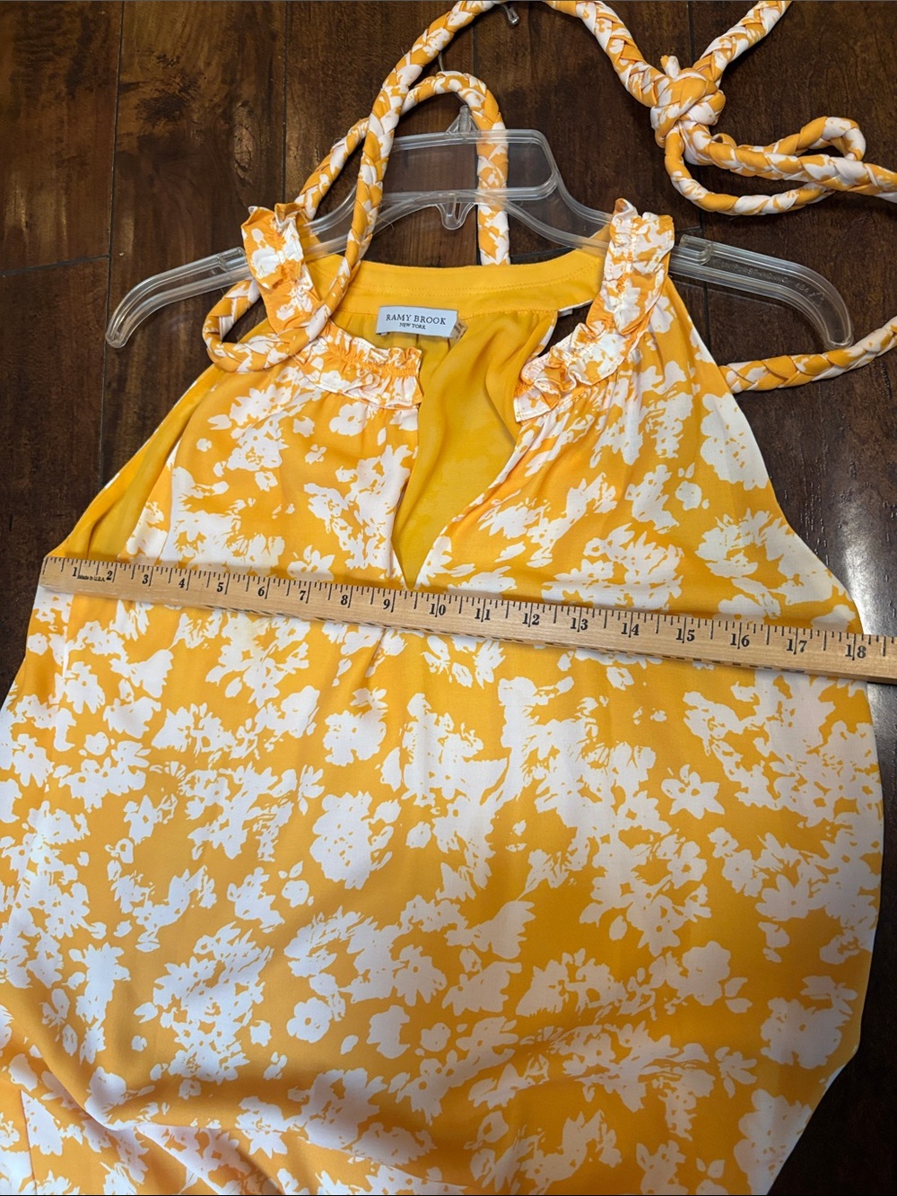 Ramy Brook Jolie Dress Yellow Daisy Floral Midi - Picture 10 of 10